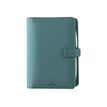 Oberthur Salisbury 17 - Organizer - 2018 - weekweergave - 140 x 185 mm - ivoorkleurig papier - 6 gaten - luchtblauwe hoes - gecoat weefsel