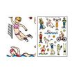 Apli Agipa - Decoratiesticker - sports - 3 vellen - niet permanent