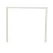 0404000121343-Bureau simple IRIS - L160 cm - Plan suivant - Pieds blanc - plateau Blanc perle--2