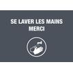 0404000019978-Novus Dahle - Tapis de distanciation sociale  lavage main -  gris - 85 x 120 cm--0