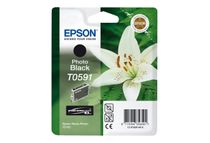 Epson T0591 Orchidée - noir photo - cartouche d