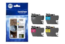 Brother LC422 Value Pack - 4 - zwart, geel, cyaan, magenta - origineel - inktcartridge