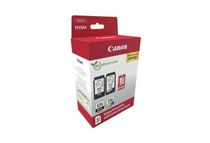Canon PG-575/CL-576 Photo Paper Value Pack - 2 - zwart, kleur (cyaan, magenta, geel) - origineel - hangdoos - inktcartridge / papierset - voor PIXMA TR4750i, TR4751i, TS3550i, TS3551i