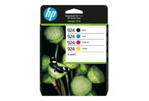 HP 924 - 4 - zwart, geel, cyaan, magenta - origineel - inktcartridge