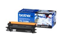 Brother TN-135BK - zwart - origineel - tonercartridge