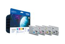 Brother LC970 - Pack de 4 - noir, cyan, magenta, jaune - cartouche d