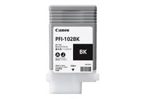 Canon PFI-102 BK - 130 ml - zwart - origineel - inkttank - voor imagePROGRAF iPF510, iPF605, iPF650, iPF655, iPF710, iPF720, iPF750, iPF755, LP17, LP24