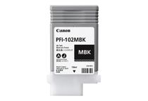 Canon PFI-102 MBK - 130 ml - matzwart - origineel - inkttank - voor imagePROGRAF iPF510, iPF610, iPF650, iPF655, iPF720, iPF750, iPF755, iPF760, LP17, LP24
