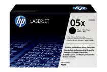 HP 05X - Hoog rendement - zwart - origineel - LaserJet - tonercartridge (CE505X) - voor LaserJet P2054, P2055, P2056, P2057