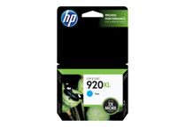 HP 920XL - Hoog rendement - cyaan - origineel - inktcartridge - voor Officejet 6000, 6000 E609a, 6500, 6500 E709a, 6500A, 6500A E710a, 7000 E809a, 7500A