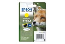 Epson T1284 - 3.5 ml - maat M - geel - origineel - blister - inktcartridge - voor Stylus S22, SX130, SX230, SX235, SX430, SX435, SX438, SX440, SX445; Stylus Office BX305