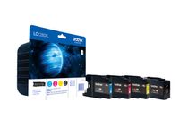 Brother LC1280XLVALBP - 4 - zwart, geel, cyaan, magenta - origineel - inktcartridge - voor Brother MFC-J5910DW, MFC-J6510DW, MFC-J6710DW, MFC-J6910DW