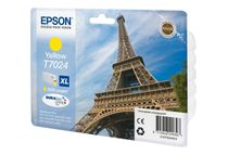 Epson T7024 - 21.3 ml - XL grootte - geel - origineel - blister - inktcartridge - voor WorkForce Pro WP-4015, WP-4025, WP-4095, WP-4515, WP-4525, WP-4535, WP-4545, WP-4595