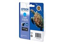 Epson T1572 - 25.9 ml - cyaan - origineel - blister - inktcartridge - voor Stylus Photo R3000
