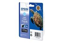 Epson T1575 - 25.9 ml - lichtcyaan - origineel - blister - inktcartridge - voor Stylus Photo R3000