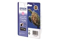 Epson T1576 - 25.9 ml - levendig licht magenta - origineel - blister - inktcartridge - voor Stylus Photo R3000