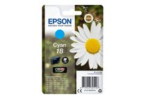 Epson 18 - 3.3 ml - cyaan - origineel - inktcartridge - voor Expression Home XP-212, 215, 225, 312, 315, 322, 325, 412, 415, 422, 425