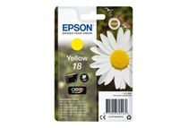 Epson 18 - 3.3 ml - geel - origineel - inktcartridge - voor Expression Home XP-212, 215, 225, 312, 315, 322, 325, 412, 415, 422, 425