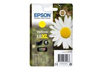 Epson 18XL - 6.6 ml - XL - geel - origineel - inktcartridge - voor Expression Home XP-212, 215, 225, 312, 315, 322, 325, 412, 415, 422, 425