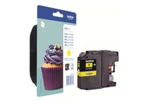 Brother LC123Y - Hoog rendement - geel - origineel - inktcartridge - voor Brother DCP-J100, J105, J132, J152, J552, J752, MFC-J245, J470, J650, J6520, J6720, J6920