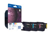 Brother LC1220RBWBP - Geel, cyaan, magenta - origineel - blister - inktcartridge - voor Brother DCP-J525, DCP-J725, DCP-J925, MFC-J430, MFC-J625, MFC-J825; MyMio MFC-J825