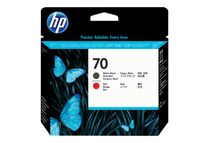HP 70 - rood, matzwart - printkop