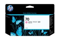 HP 70 - 130 ml - lichtmagenta - origineel - DesignJet - inktcartridge - voor DesignJet Z2100, Z3100, Z3100ps, Z3200, Z3200ps, Z5200