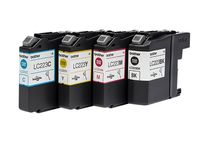 Brother LC-223 - 4 - zwart, geel, cyaan, magenta - origineel - inktcartridge