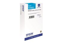 Epson T7552 - 39 ml - XL grootte - cyaan - origineel - inktcartridge - voor WorkForce Pro WF-8010, WF-8090, WF-8090 D3TWC, WF-8510, WF-8590, WF-8590 D3TWFC