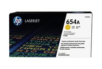 HP 654A - jaune - cartouche laser d