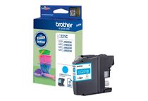 Brother LC221C - Cyaan - origineel - inktcartridge - voor Brother DCP-J562DW, MFC-J480DW, MFC-J680DW, MFC-J880DW