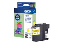Brother LC-221Y - geel - origineel - inktcartridge
