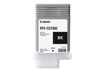 Canon PFI-107 BK - 130 ml - fotozwart - origineel - inkttank - voor imagePROGRAF iPF670, iPF680, iPF685, iPF770, iPF780, iPF785
