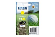 Epson 34XL - 10.8 ml - XL - geel - origineel - blister - inktcartridge - voor WorkForce Pro WF-3720, WF-3720DWF, WF-3725DWF
