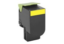 Lexmark 802HY - Hoog rendement - geel - origineel - tonercartridge LCCP, LRP - voor Lexmark CX410de, CX410dte, CX410e, CX510de, CX510dhe, CX510dthe