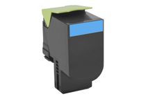 Lexmark 802XC - Extra hoog rendement - cyaan - origineel - tonercartridge LCCP, LRP - voor Lexmark CX510de, CX510de Statoil, CX510dhe, CX510dthe