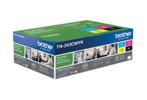 Brother TN243CMYK Value Pack - 4 - zwart, geel, cyaan, magenta - origineel - tonercartridge
