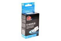 UPrint E-603XLB - zwart - compatible - inktcartridge (alternatief voor: Epson C13T03A14010, Epson 603XL)
