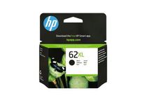 HP 62XL - hoog rendement - zwart - origineel - inktcartridge