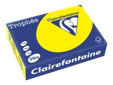 Clairefontaine TROPHEE - Intensief geel - A4 (210 x 297 mm) - 210 g/m² - 250 vel(len) gewoon papier