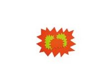 Apli Agipa - Karton - explosion - 160 x 240 mm - 10 vellen - fluorescerend geel, fluorescerend oranje - 780 g/m² - karton