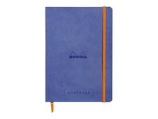 Rhodia Goalbook - Carnet souple A5 - 224 pages numérotées - petits carreaux - saphir