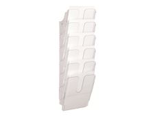 Durable Flexiplus - Trieur mural porte-document - 6 cases A4 vertical - transparent