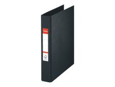 Esselte Standard - classeur à anneaux - pour A5 - capacité : 190 feuilles - noir vif