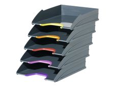 DURABLE VARICOLOR - Brieflade - Letter, C4, Folio - antraciet grijs