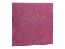 Exacompta Skandi - Livre d'or - 21 x 19 cm - 140 pages - vieux rose