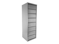 Meuble à clapets - 8 clapets - aluminium