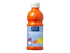 Lefranc & Bourgeois GLOSSY - verf - acrylverf - oranje - 500 ml