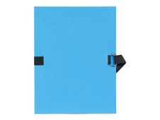 Exacompta - Map met 1 klep - A4 - voor 1000 vellen - blauw