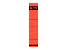 Leitz - étiquettes classeur à levier - rouge (pack de 10)